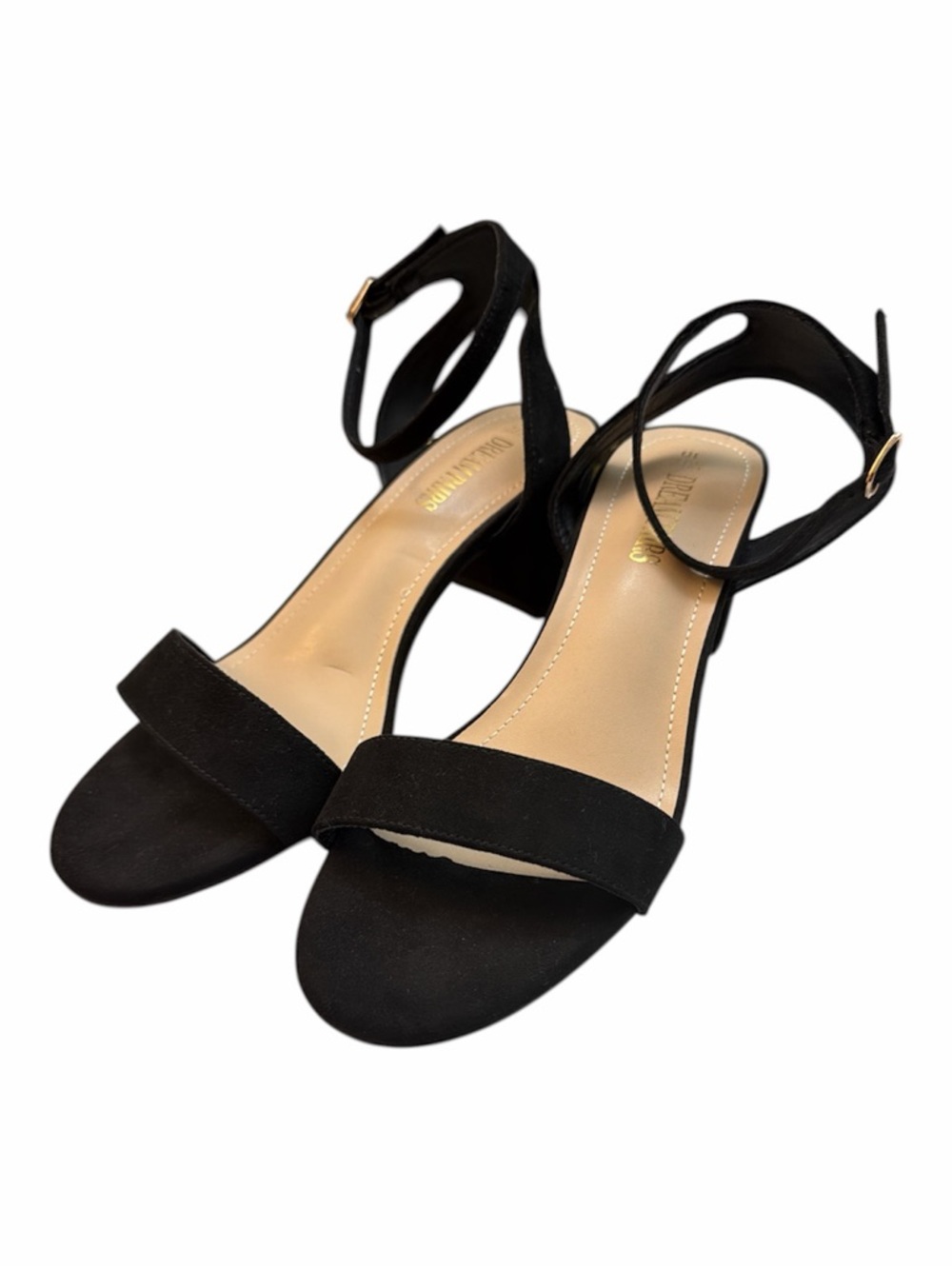 Dream Pairs Black Ankle-Strap Block Heel Sandals - Picture 2 of 5